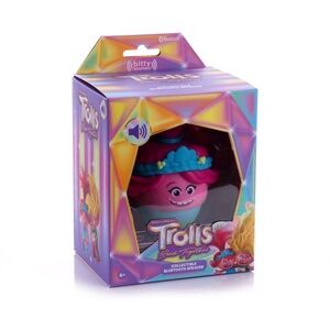 NWT Trolls Poppy Bitty Boomers Bluetooth Speaker with Pink and Blue Accents